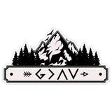 God is Greater Than The Highs and Lows Sticker 4 Inch — Waterproof Vinyl Decal 8