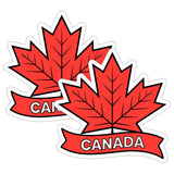 Canada Maple Leaf Sticker 4 Inch 2-Pack - Waterproof Vinyl Decal for Laptop Water Bottle Car Tumbler - Durable Aesthetic Long-Lasting Stickers for Adults ID45039 8