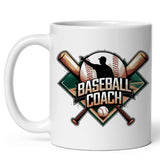 Baseball Coach Coffee Mug 11oz — Ceramic Gift Mug for Baseball Coaches 1