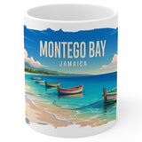 Montego Bay Jamaica Mug 11oz — White Ceramic Travel Mug 1