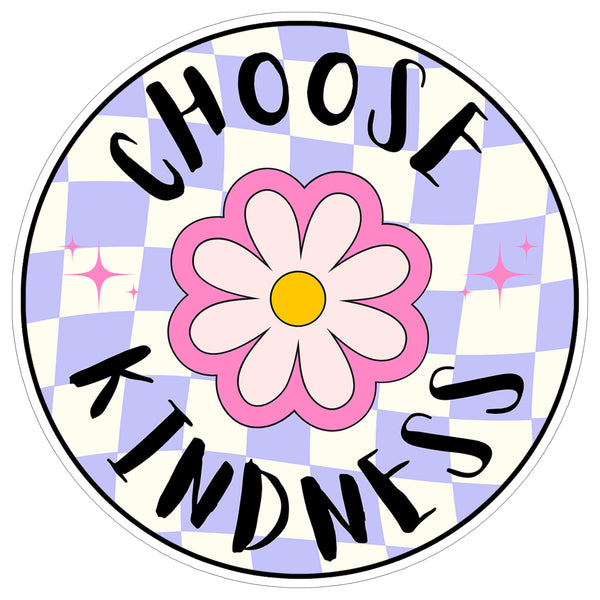 Choose Kindness Sticker 4 Inch — Waterproof Vinyl Decal Positive Quote Anti-Bullying