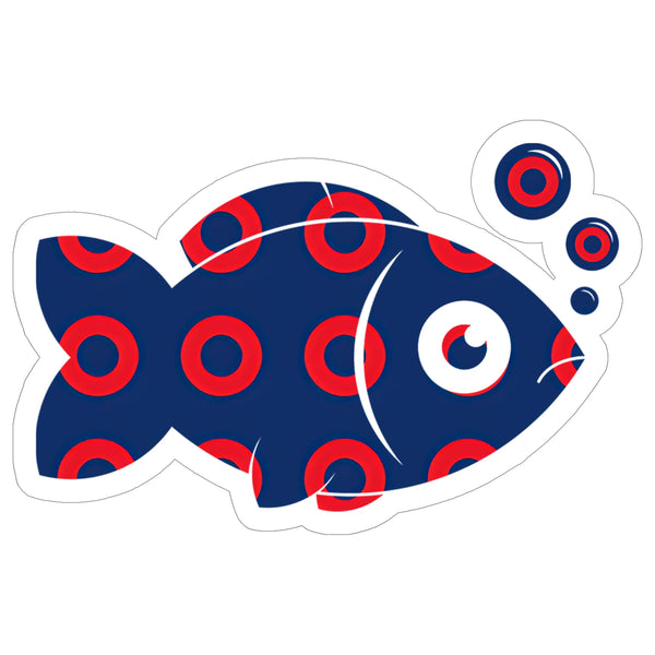 Fishman Donut Sticker 4 Inch — Waterproof Vinyl Decal Phish Jam Band Music