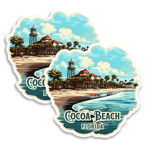 Cocoa Beach Florida Magnet 2-Pack — 4