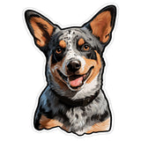 Australian Cattle Dog Sticker 4 Inch — Waterproof Vinyl Decal Heeler ACD Blue Heeler 9