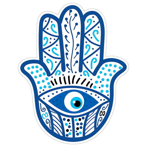 Turkish Evil Eye Sticker 4 Inch — Waterproof Vinyl Decal Nazar Protection Amulet Good