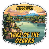 Lake of The Ozarks Missouri Sticker 4 Inch — Waterproof Vinyl Decal Waterfront Wilderness 8