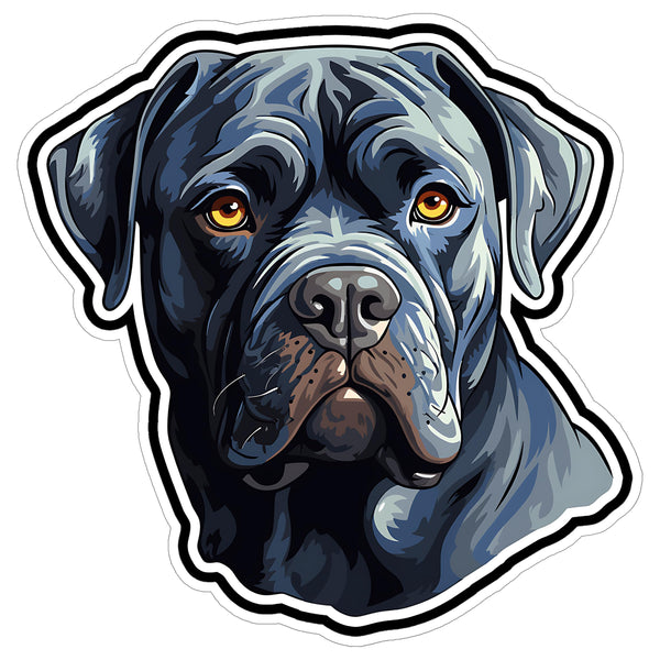Cane Corso Sticker 4 Inch — Waterproof Vinyl Decal Italian Mastiff Guard Dog