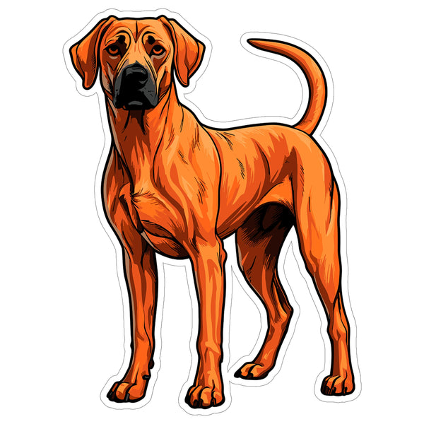 Rhodesian Ridgeback Sticker 4 Inch — Waterproof Vinyl Decal African Lion Hunter