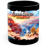 Grand Canyon National Park Mug 11oz — Black Ceramic Desert Landscape Mug 1