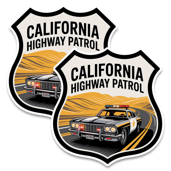 California Highway Patrol Magnet 2-Pack — 4