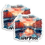 Liverpool England Magnet 4 Inch 2-Pack Mersey City – Strong Vinyl Decorative Travel Magnets for Fridge Locker Kitchen Office – Cute Fun Aesthetic Cool Durable & Long-Lasting Souvenir ID44999 1