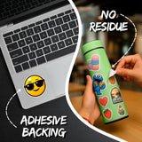 Sunglasses Emoji Sticker 4 Inch — Waterproof Vinyl Decal Cool Smiley Shades 4