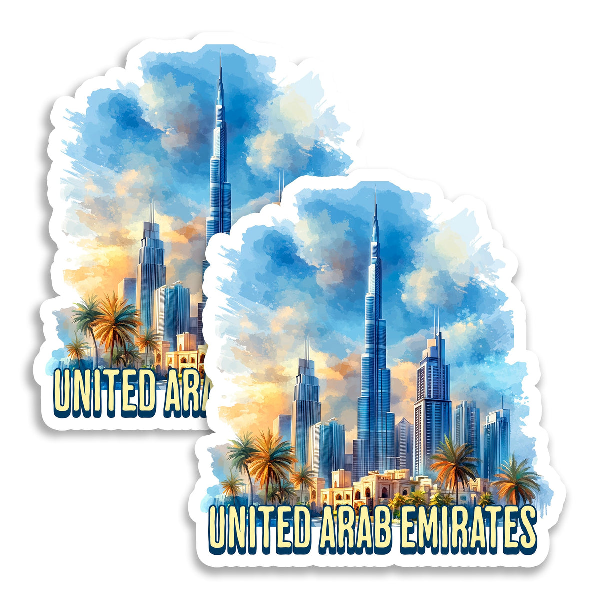 United Arab Emirates UAE Magnet 2-Pack — 4