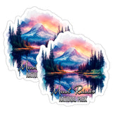 Mount Rainier National Park Washington Sticker 4 Inch 2-Pack - Waterproof Vinyl Decal for Laptop Water Bottle Car Tumbler - Durable Aesthetic Long-Lasting Stickers for Adults ID45039 8