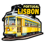 Lisbon Portugal Sticker 4 Inch — Waterproof Vinyl Decal City Travel Souvenir 8