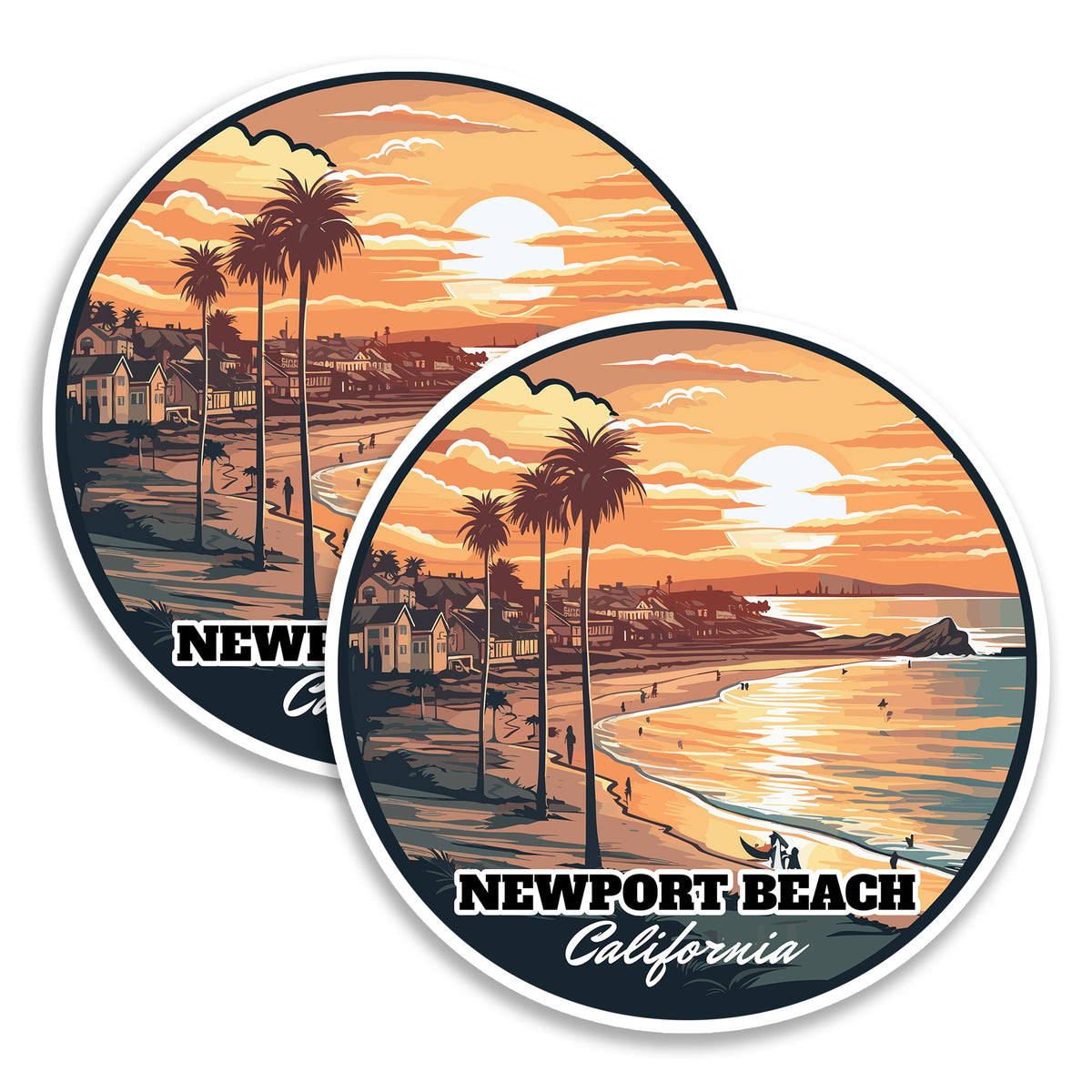 Newport Beach California Magnet 2-Pack — 4
