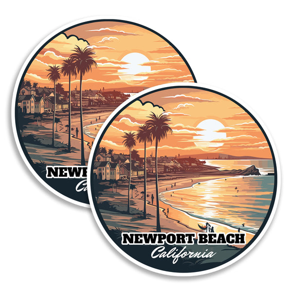 Newport Beach California Magnet 2-Pack — 4
