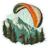 Paragliding Sport Sticker 4 Inch — Waterproof Vinyl Decal Glider Wing Thermal Sky 8