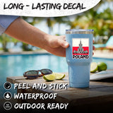 Poland Sticker 4 Inch — Waterproof Vinyl Decal Travel Souvenir 3