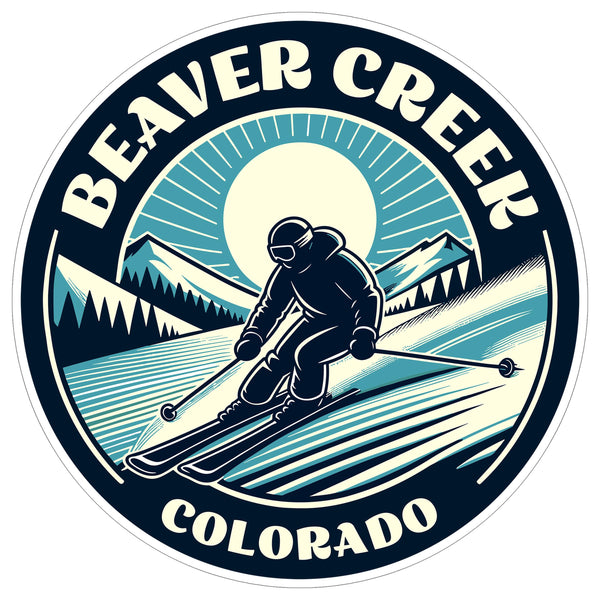 Beaver Creek Colorado Sticker 4 Inch — Waterproof Vinyl Decal Vail Valley Ski Resort