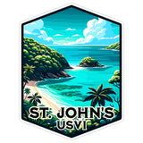 St. John's USVI Sticker 4 Inch — Waterproof Vinyl Decal Travel Souvenir 8
