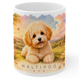 Maltipoo Mug 11oz — White Ceramic Coffee Mug 1