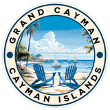 Grand Cayman Sticker 4 Inch — Waterproof Vinyl Decal Cayman Islands Beach Coastal 8