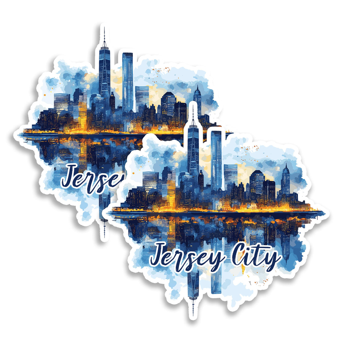 Jersey City New Jersey Magnet 2-Pack — 4