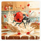 Ladybug Sticker 4 Inch — Waterproof Vinyl Decal Insect Ladybird Cute 9