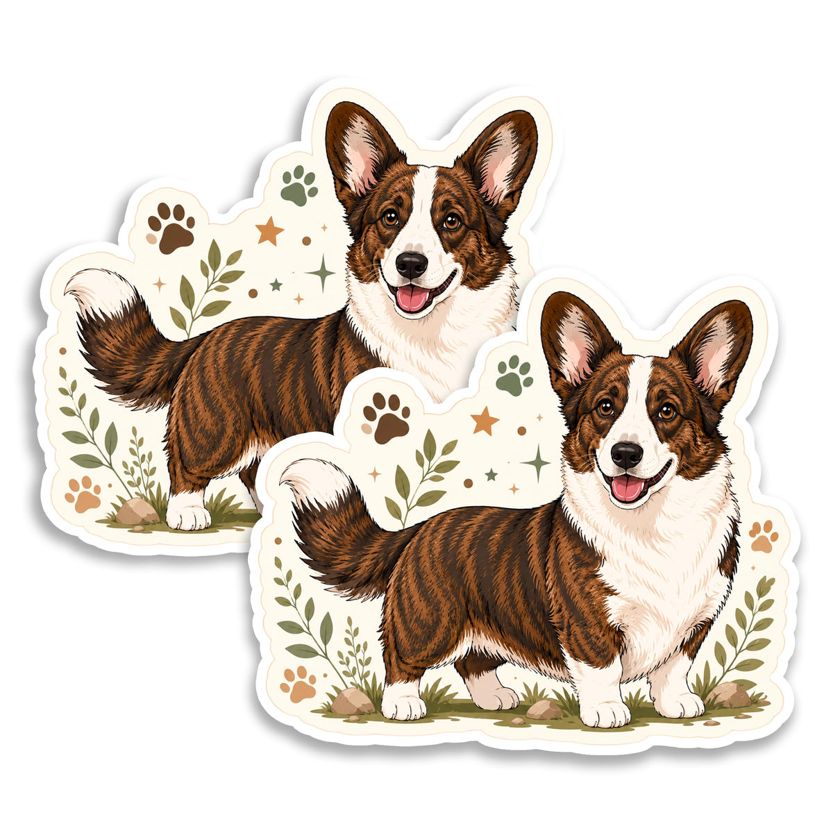 Cardigan Welsh Corgi Magnet 2-Pack — 4
