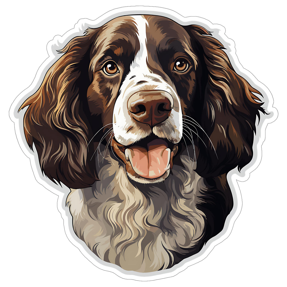 English Springer Spaniel Sticker 4 Inch — Waterproof Vinyl Decal Sporting Bird Dog