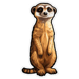 Meerkat Sticker 4 Inch — Waterproof Vinyl Decal Suricata Social Mongoose 9