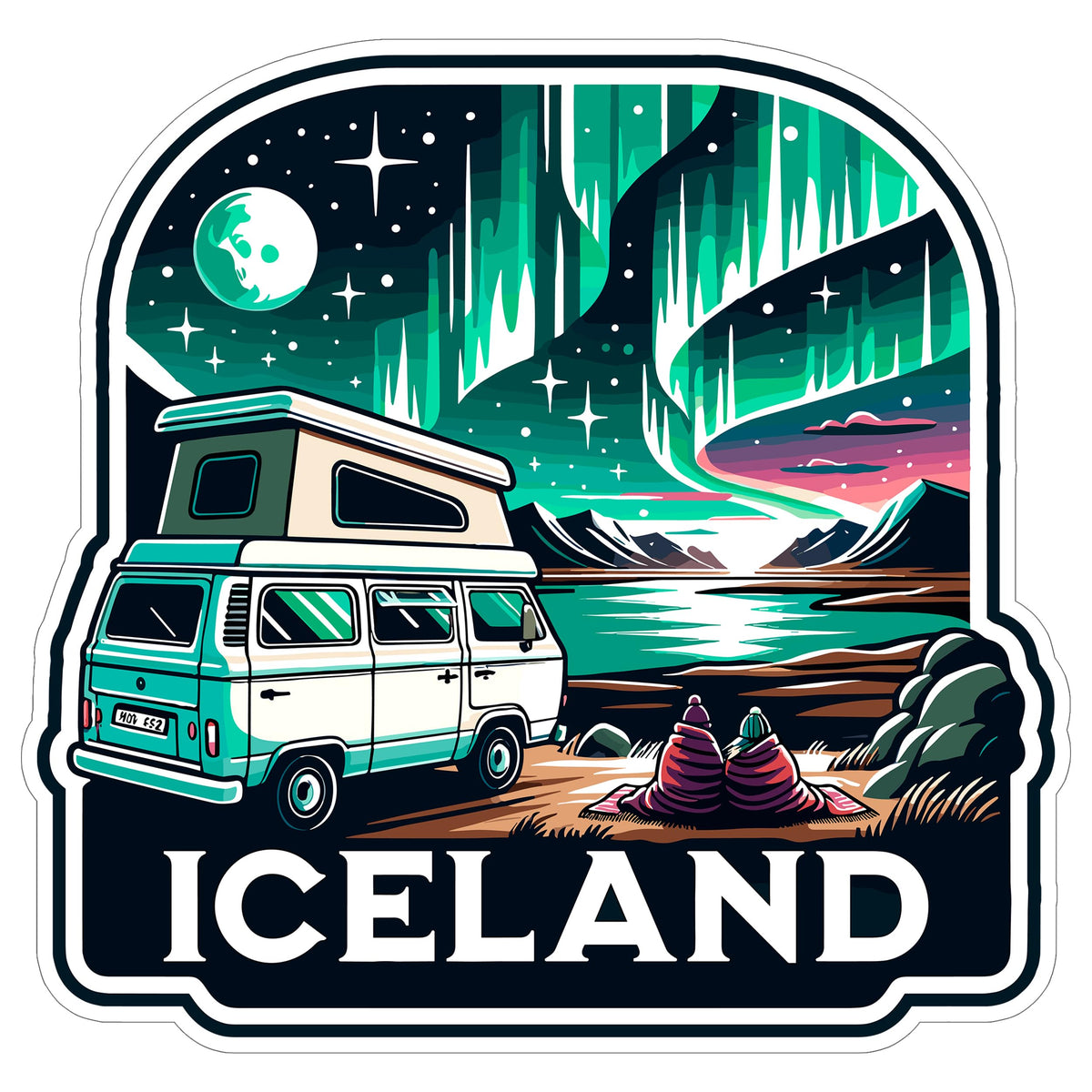 Iceland Sticker 4 Inch — Waterproof Vinyl Decal Travel Souvenir