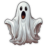 Silly Ghost Face Sticker 4 Inch — Waterproof Vinyl Decal Ghostface Horror Meme Spooky 1