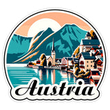 Austria Sticker 4 Inch City Travel Souvenir Destination - Waterproof Vinyl Decal for Laptop Water Bottle Car Tumbler - Durable Aesthetic Long-Lasting Stickers for Adults ID44990 8
