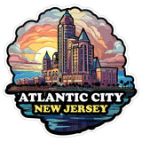 Atlantic City New Jersey Sticker 4 Inch Travel Souvenir Destination - Waterproof Vinyl Decal for Laptop Water Bottle Car Tumbler - Durable Aesthetic Long-Lasting Stickers for Adults ID44990 8