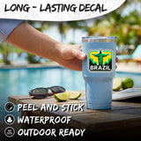 Brazil Sticker 4 Inch — Waterproof Vinyl Decal Travel Souvenir 3