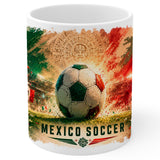 Mexico Soccer Mug 11oz — White Ceramic Coffee Mug 1