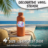 Axolotl Sticker 4 Inch — Waterproof Vinyl Decal Mexican Walking Fish 2