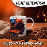 Basketball Mug 11oz — White Ceramic Coffee Mug 3