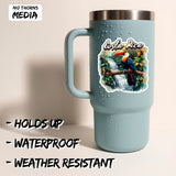 Costa Rica Sticker 4 Inch 2-Pack - Waterproof Vinyl Decal for Laptop Water Bottle Car Tumbler - Durable Aesthetic Long-Lasting Stickers for Adults ID45039 2