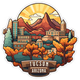 Tucson Arizona Sticker 4 Inch — Waterproof Vinyl Decal City Travel Souvenir 8
