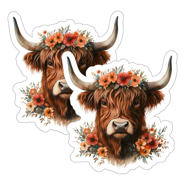 Highland Cow Sticker 2-Pack — 4
