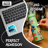 Santa Monica California Sticker 4 Inch 2-Pack - Waterproof Vinyl Decal for Laptop Water Bottle Car Tumbler - Durable Aesthetic Long-Lasting Stickers for Adults ID45039 3