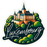 Luxembourg Sticker 4 Inch — Waterproof Vinyl Decal Travel Souvenir 1