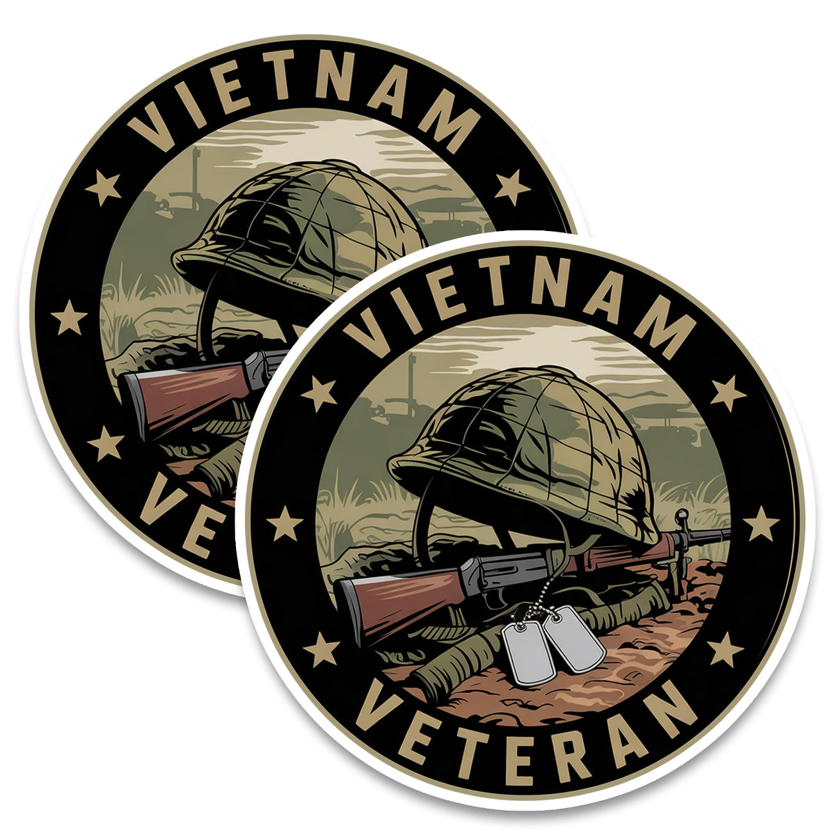Vietnam Veteran Magnet 2-Pack — 4