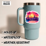 Vienna Austria Sticker 4 Inch 2-Pack - Waterproof Vinyl Decal for Laptop Water Bottle Car Tumbler - Durable Aesthetic Long-Lasting Stickers for Adults ID45039 2
