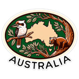 Australia Sticker 4 Inch City Travel Souvenir Destination - Waterproof Vinyl Decal for Laptop Water Bottle Car Tumbler - Durable Aesthetic Long-Lasting Stickers for Adults ID44990 1