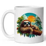 Sloth Coffee Mug 11oz — Ceramic Lazy Three-Toed Tree Sloth Gift Mug 1