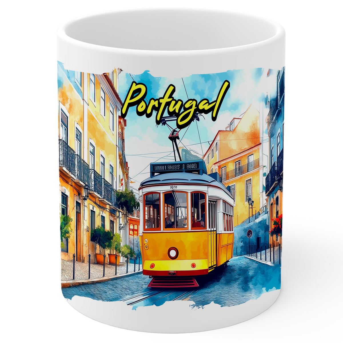 Portugal Coffee Mug 11oz — White Ceramic Iberian Heritage Mug